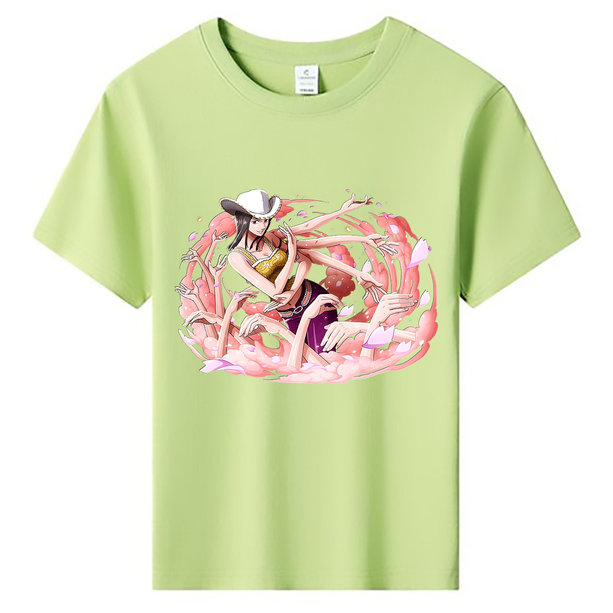 ワンピース ニコ・ロビン ONE PIECE Nico Robin 綿100％キッズTシャツ（フロントプリント）